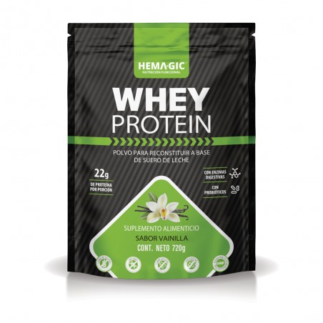 Whey Protein sabor vainilla Bolsa con 720 g