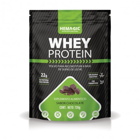 Whey Protein sabor Chocolate Bolsa con 720 g